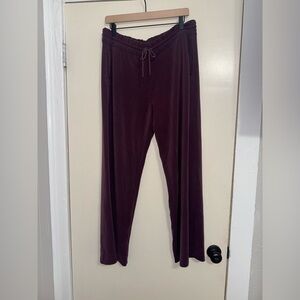 Athleta Plum Relaxed Pants size XL